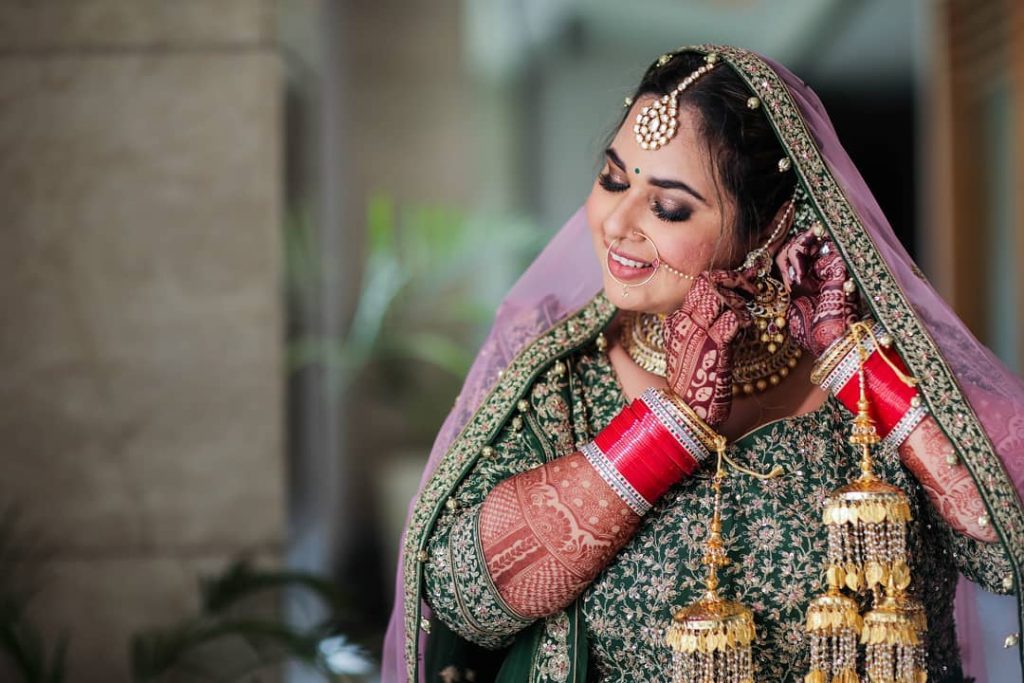 plus-size indian bride