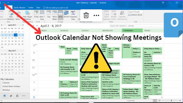 Why Is Outlook Calendar Not Showing Meetings?