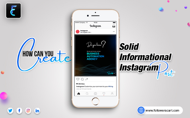 How can you create a solid informational Instagram post?