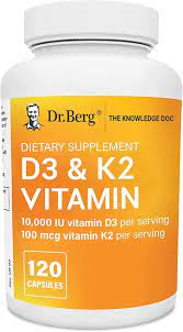 Dr. Berg's D3 & K2 Vitamin Supplement